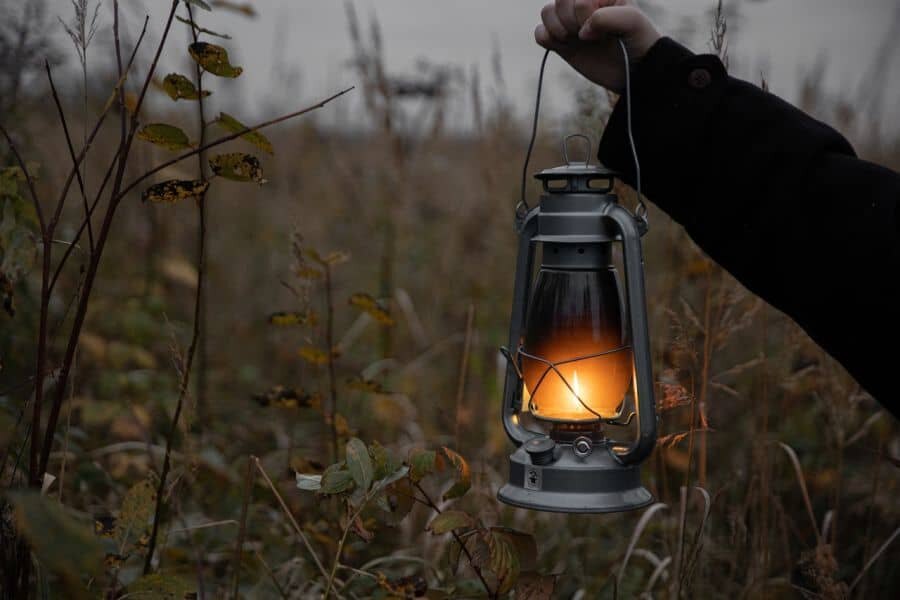 Lanterns were used in the past but they can be used nowdays too. 