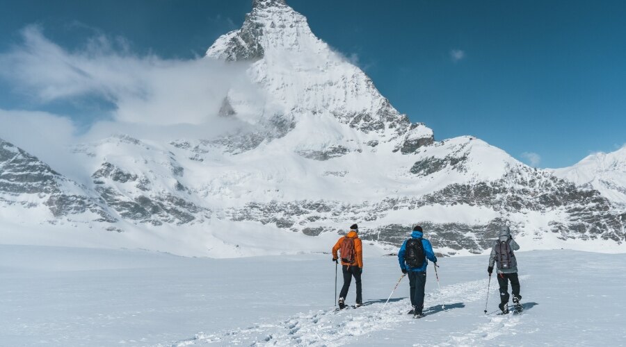 Winter tourism in the Alps