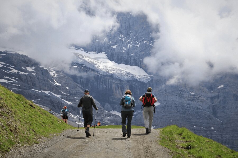 Mountains, hiking