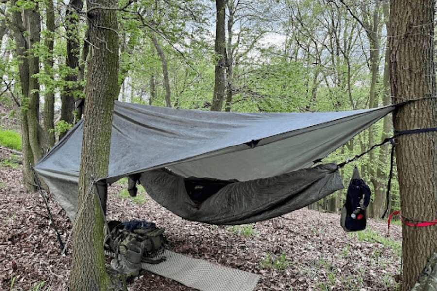 hammock, sleeping mat