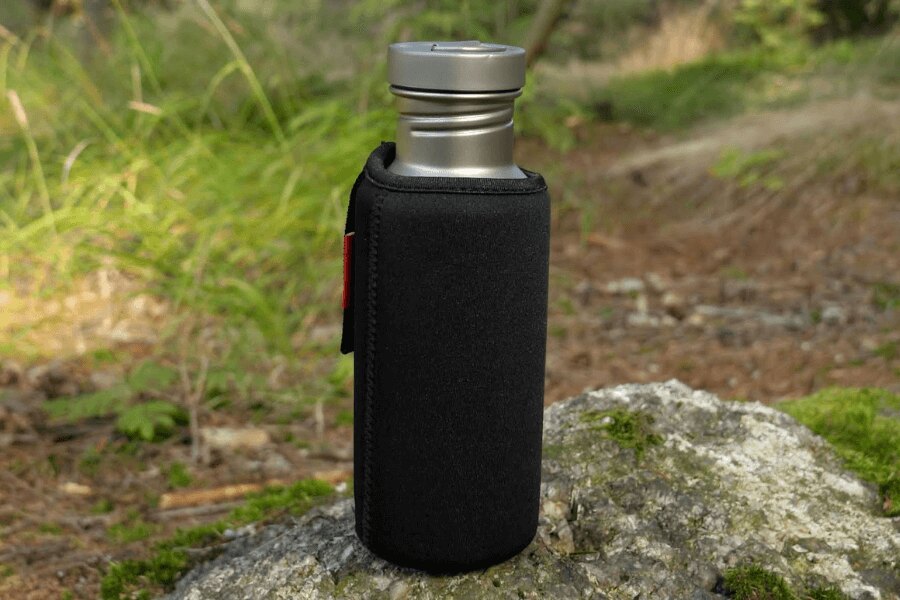 Keith Titanium Sport Bottle in a cover