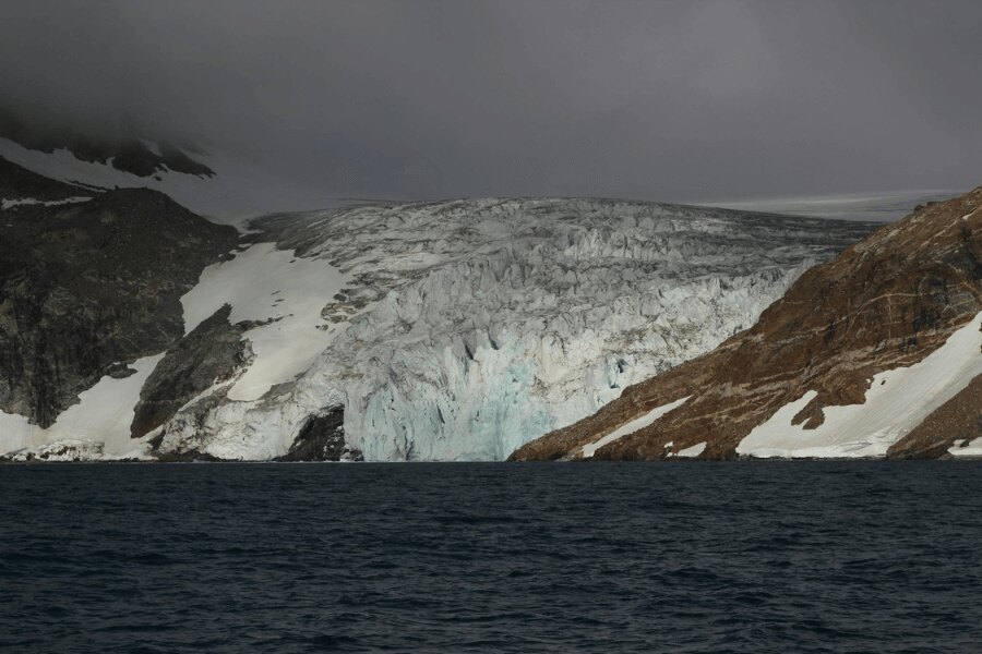 Greenland nature, iceberg and sea