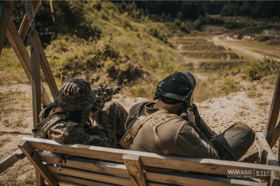 Light infantry shooting competition - stage swing. Source: wmasg.com, Klub Strzelających Inaczej - Lekka Piechota