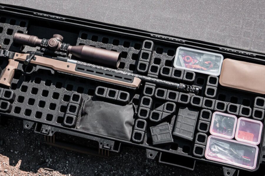 Daka Grid with a long weapon and accessories. Source: magpul.com