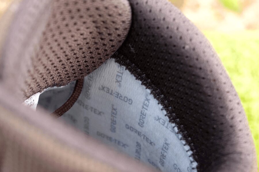 Gore-Tex membrane sewn into the inside of a LOWA boot. Source: Rigad