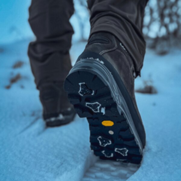 Vibram sole in snow. Source: Rigad