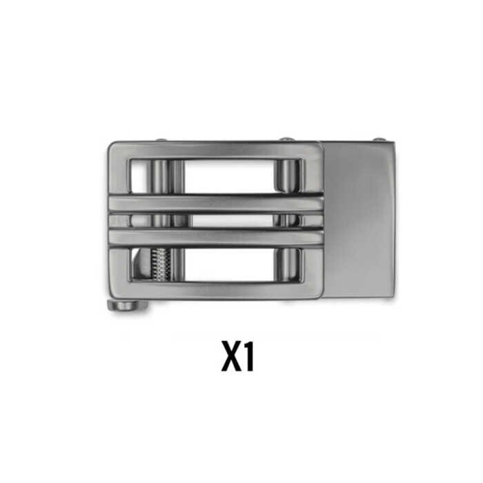 A metal buckle for Kore® belts