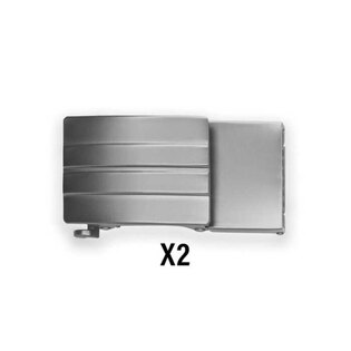 A metal buckle for Kore® belts