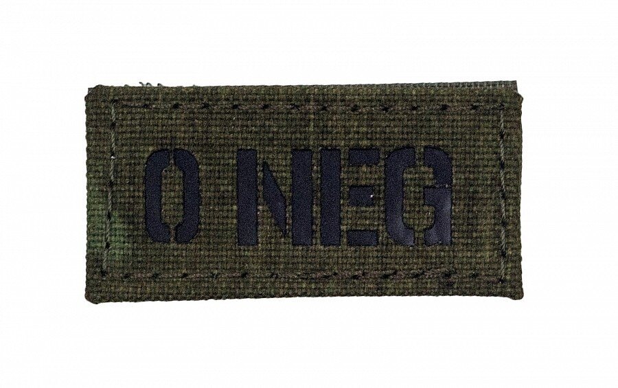 ACR IR Combat Systems® blood type patch 0 NEG