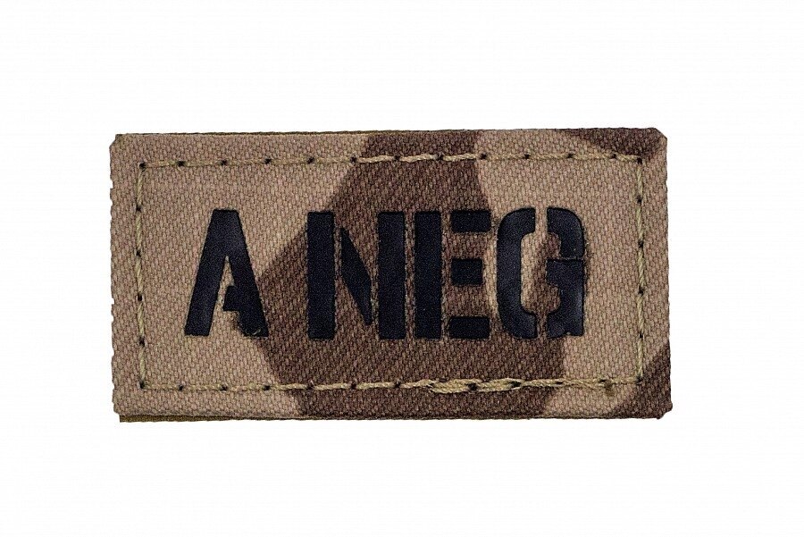 ACR IR Combat Systems® blood type patch A NEG