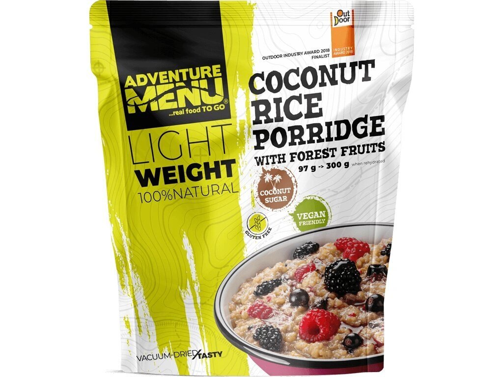 Adventure Menu® Coconut rice porridge with forest fruits