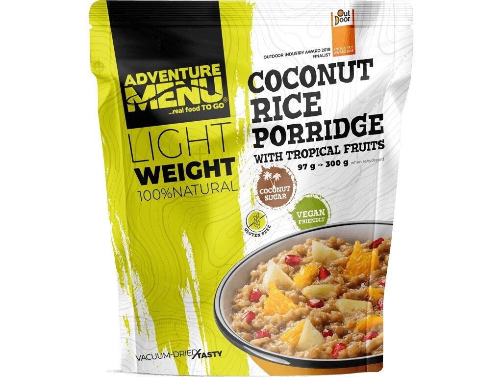 Adventure Menu® Coconut rice porridge with tropical fruits