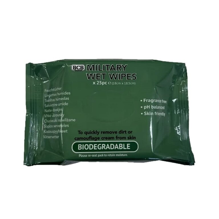 BCB® Cleansing wipes for camouflage paints