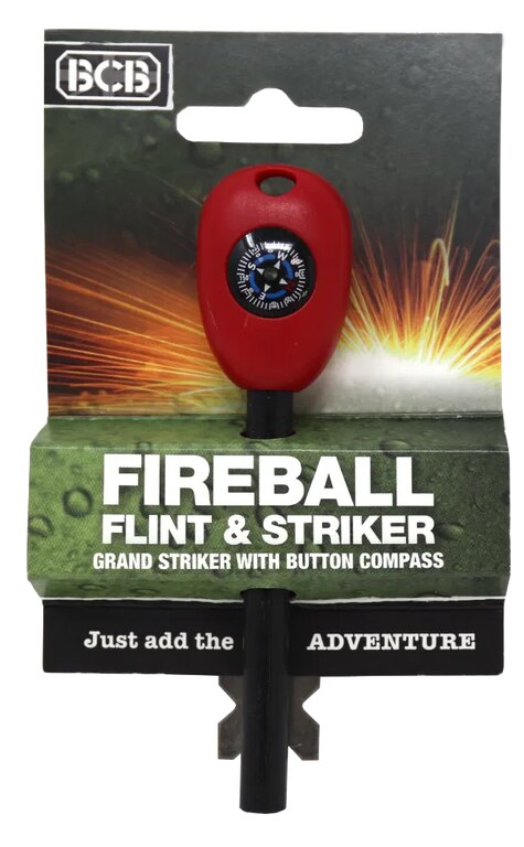 BCB® Flint & Striker with Compass Fireball Grand