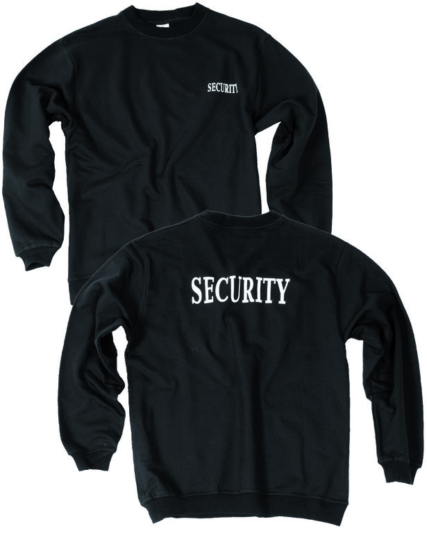 Cotton SECURITY Mil-Tec® Sweatshirt - Black