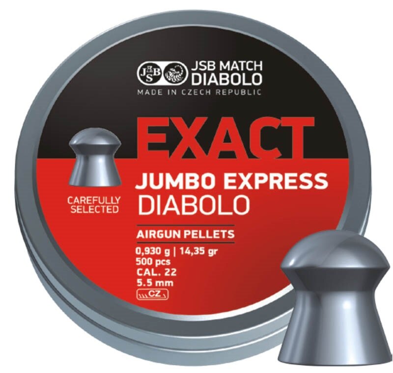 Diabolky Exact Jumbo Express 5.52 mm JSB® / 500 pcs