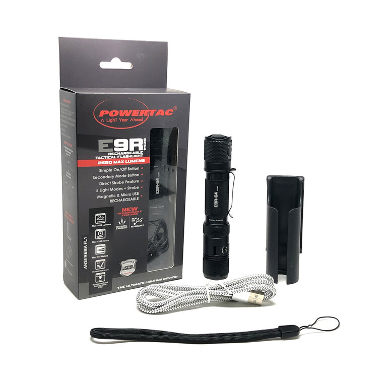 E9R-G4 / 2550 lm PowerTac® flashlight