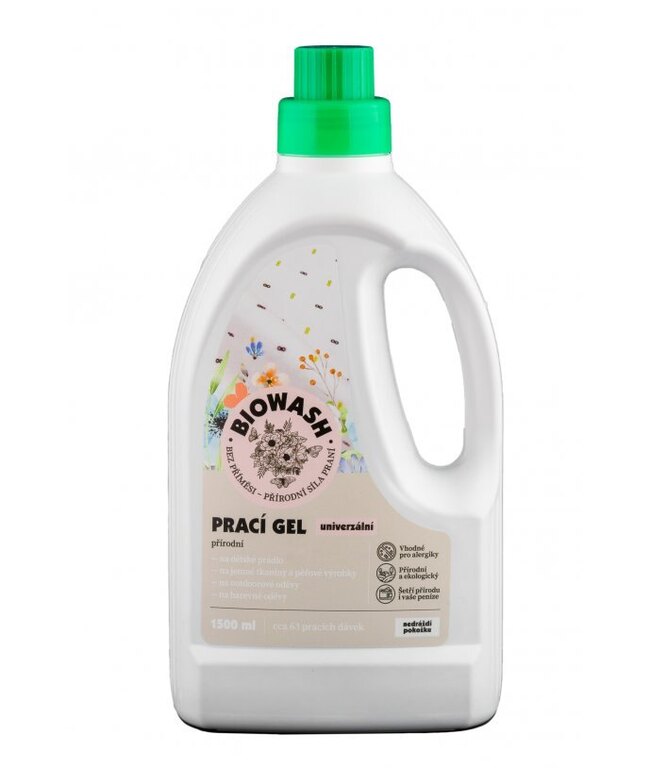 Ecological natural laundry gel BioWash®, 1.5L