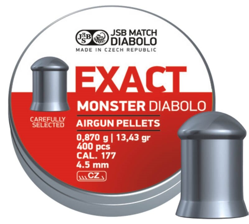 Exact Monster pellets 4.52 mm JSB® / 400 pcs