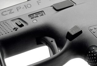 Extended Magazine Release for CZ P-10 HB Industries®