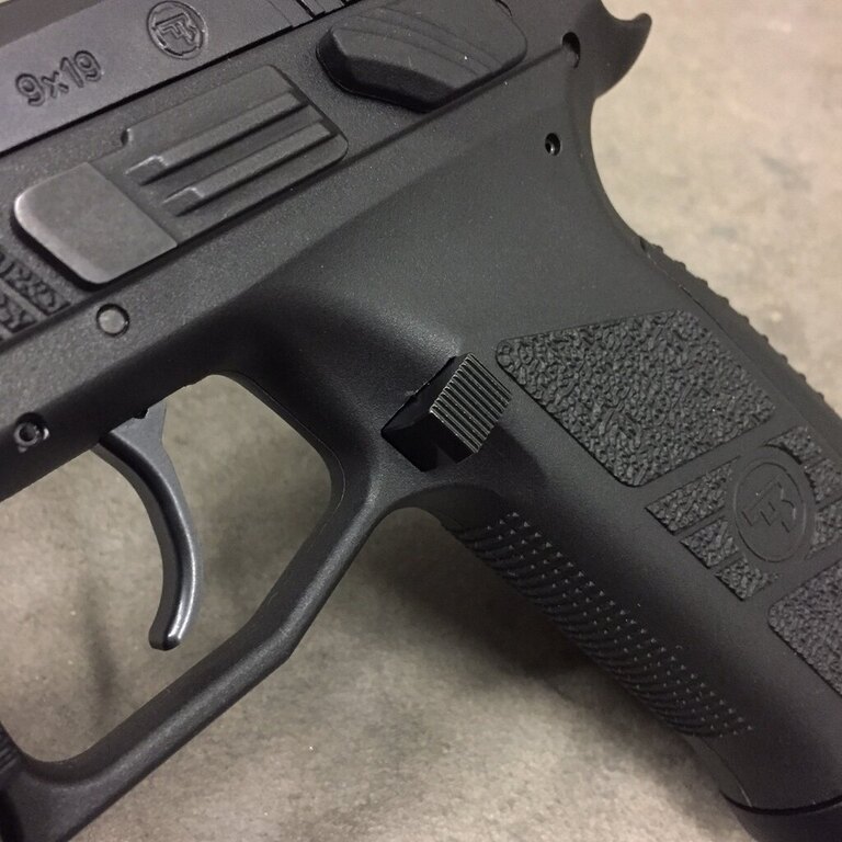 Extended magazine release for CZ P07 / P09 HB Industries®