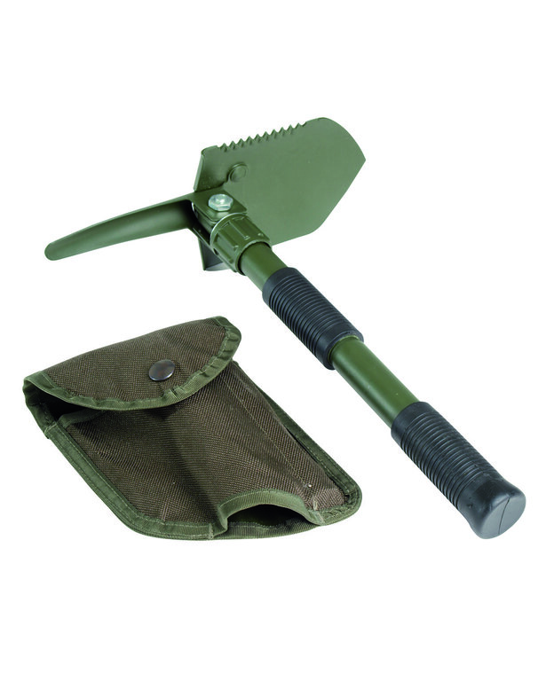 Folding shovel - MINI spade Mil-Tec®  with case - olive green 