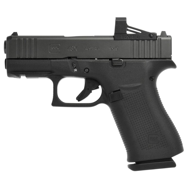 Glock® 43X MOS pistol with the Shield RMSc reflex sight / cal. 9×19