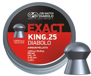 JSB® Exact King 6.35mm pellets / 150 pcs