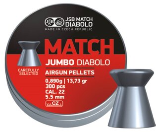 JSB® Jumbo Match 5.5mm pellets / 300 pcs