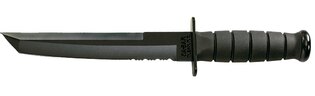 KA-BAR® 1245 fixed blade knife - Black Tanto combo blade