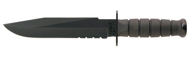 KA-BAR® 1271 fixed blade knife - fighter combo blade