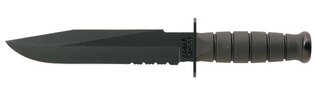 KA-BAR® 1271 fixed blade knife - fighter combo blade