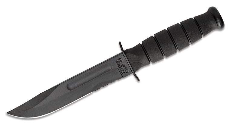 KA-BAR® Short fixed blade knife - combo blade