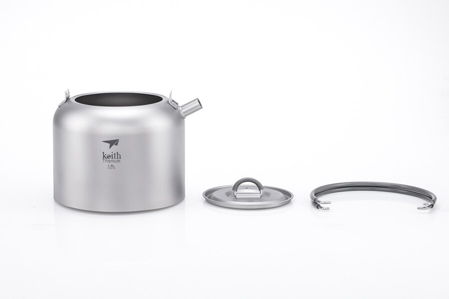 Keith® 1,5 l titanium kettle