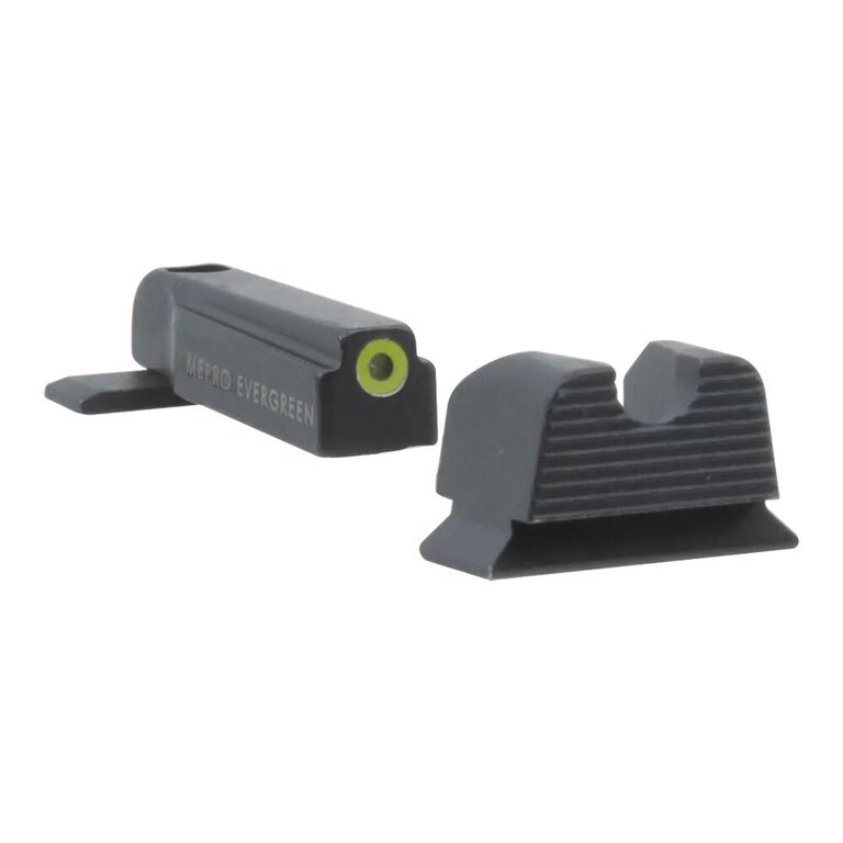 Meprolight® Evergreen™ sights / yellow front sight, clear rear sight