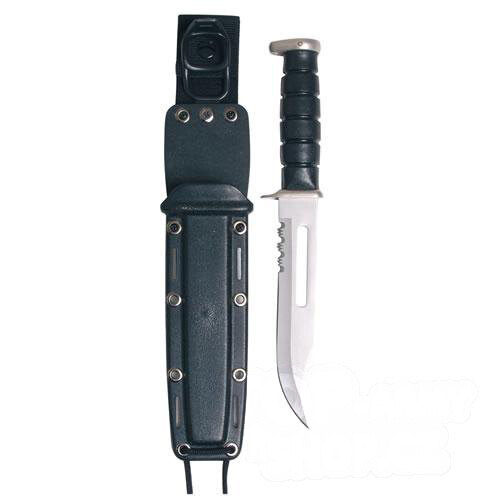 Mil-Tec® 2000 fixed blade knife with combined blade