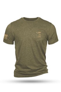 Nine Line® Tan Dropline Logo T-shirt