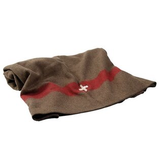 Original Swiss army woolen blanket