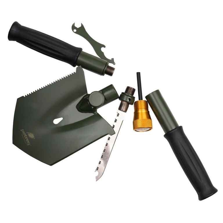 Petreq® Survival II 7-in-1 multifunctional shovel