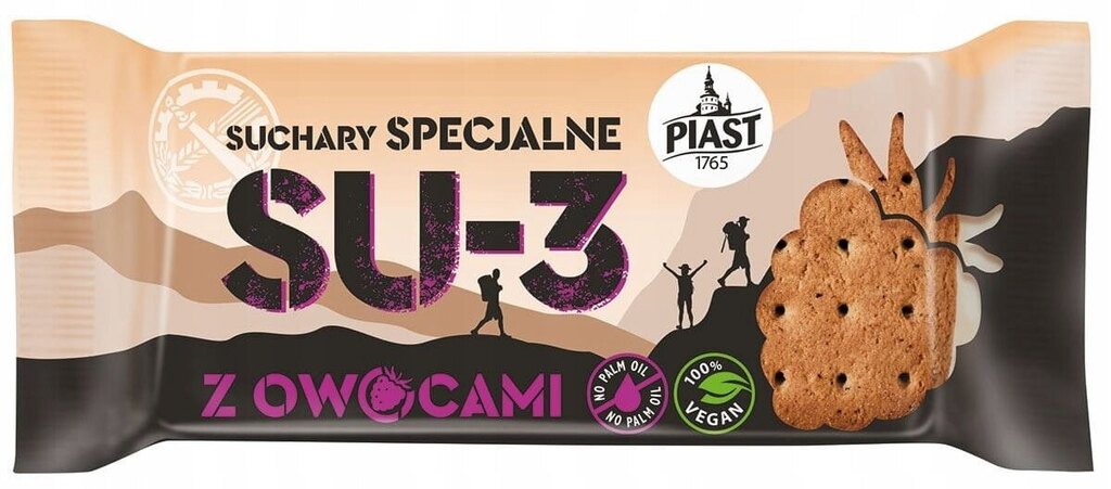 Piast® SU-3 special hardtacks, freeze-dried fruits, 70 g