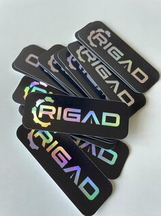 Rigad® Logo hologram sticker