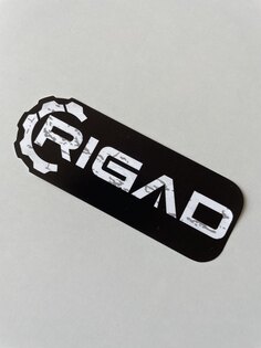 Rigad® Logo sticker, 5 pcs