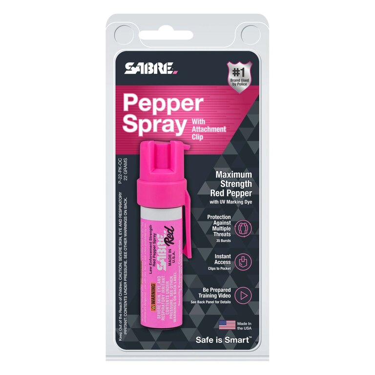 Sabre Red® Compact defense spray with clip