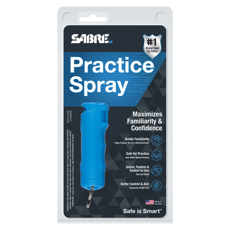 Sabre Red® Practice FlipTop training defense spray