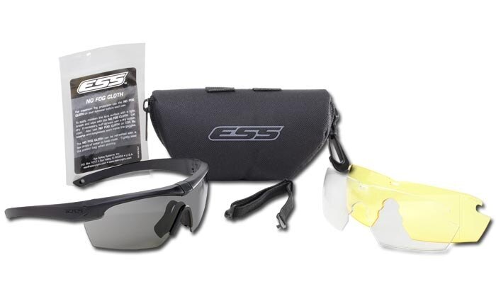 Shooting Glasses ESS Crosshair 3LS black Rigad