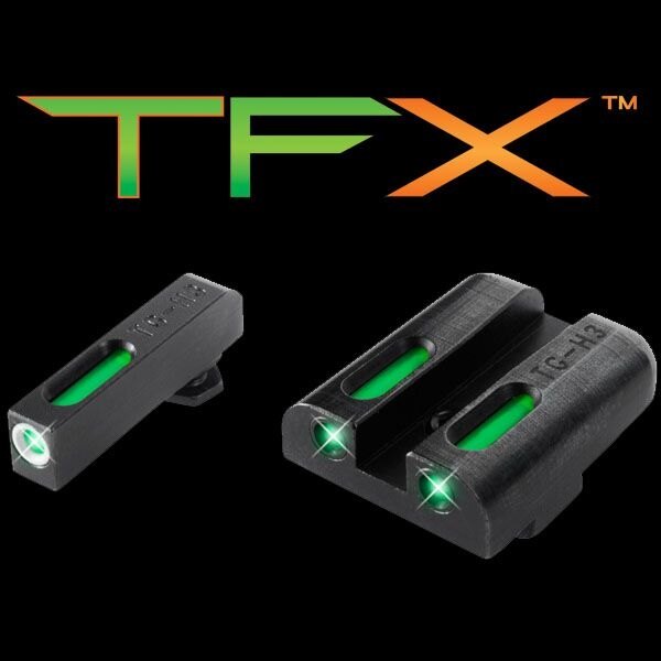 Sights TFX Tritium / Fiber-Optic Truglo® - Glock® High Set