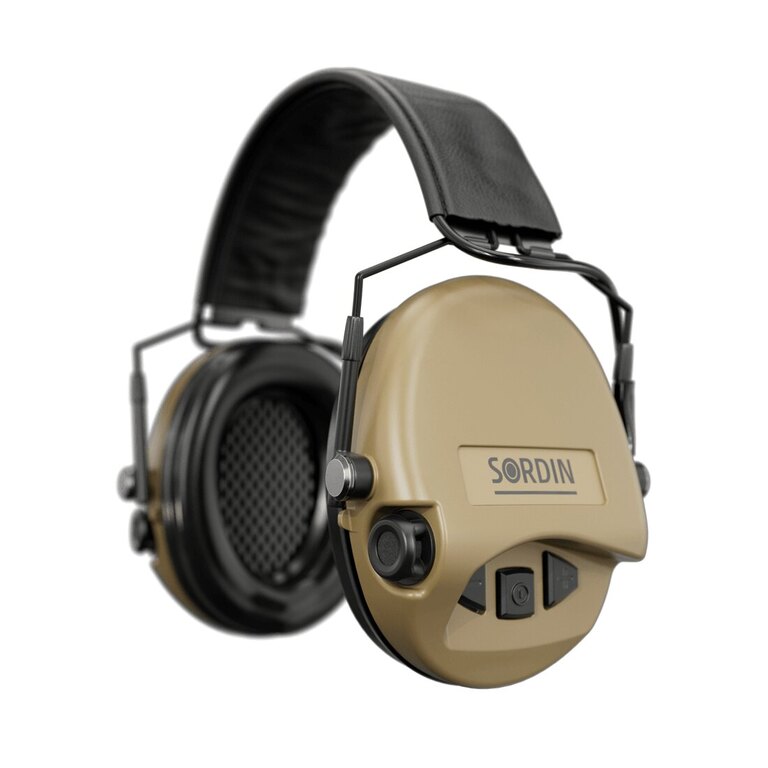 Sordin® Supreme Mil-Spec AUX Electronic Earmuffs