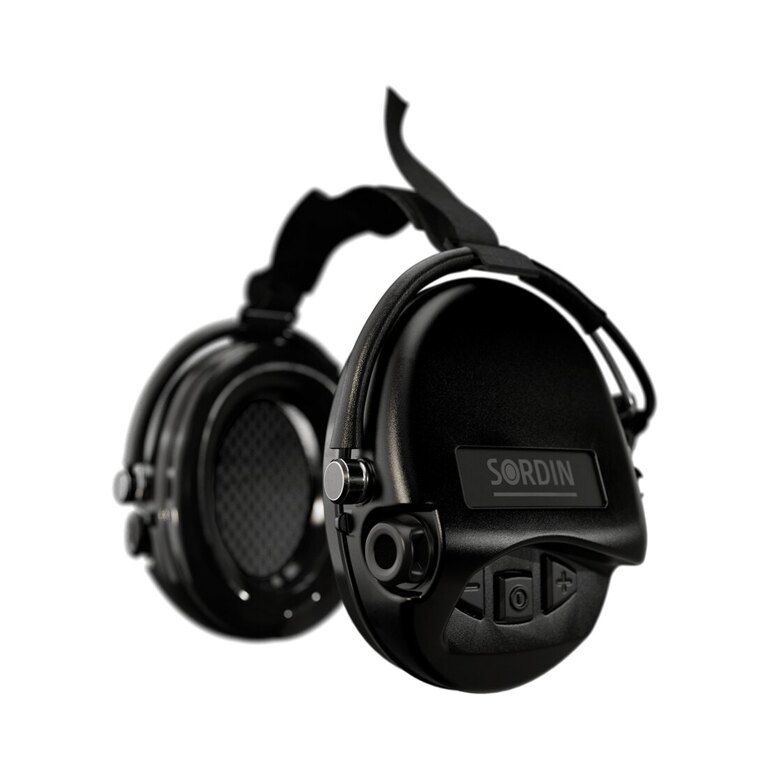 Sordin® Supreme Mil-Spec AUX Neckband Electronic Earmuffs