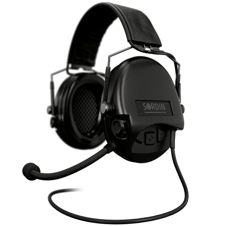 Sordin® Supreme Mil-Spec CC Slim Electronic Earmuffs, with microphone