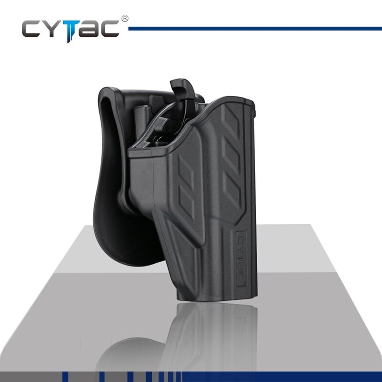 T-ThumbSmart Cytac® CZ P10C pistol case + Cytac® universal magazine case - black